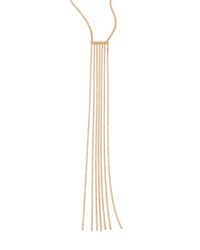Zoe Chicco | Metallic Diamond & 14k Gold Long Fringe Pendant Necklace | Lyst