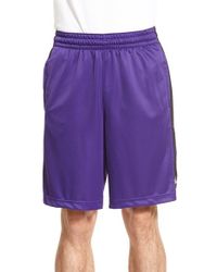 purple nike elite shorts