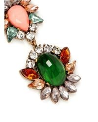 Kenneth Jay Lane | Multicolor Crystal And Stone Drop Earrings | Lyst