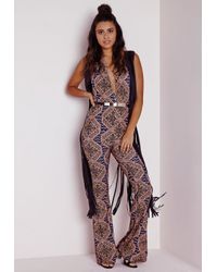 aztec jumpsuit
