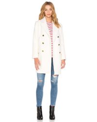 maison scotch wool coat