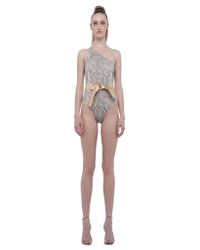 Norma Kamali | Multicolor One Shoulder Mio | Lyst