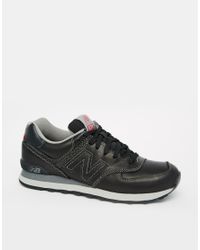 new balance 574 lux leather