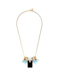 Scho | Blue Czech Crystal Necklace | Lyst
