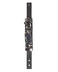Dorothee Schumacher - Black Crystal Attitude Crystal Bracelet - Lyst