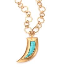 Stephanie Kantis | Metallic Crush Turquoise Mammoth Pendant | Lyst