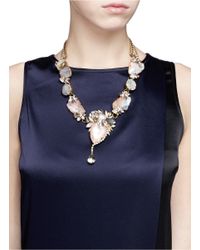 Erickson Beamon | Multicolor 'marchesa' Iridescent Gemstone Necklace | Lyst