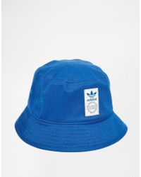 adidas blue bucket hat