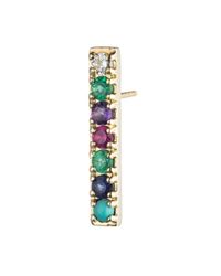 Lulu Frost - Metallic Code 18Kt "Dearest" Stud - Lyst