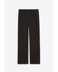 Helmut Lang | Black Bonded Hem Pants | Lyst
