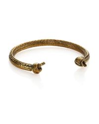M. Cohen | Metallic Stacked Skulls Bracelet/goldtone | Lyst