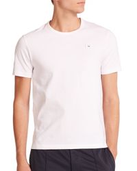 Acne Studios | White Eddy Face Tee for Men | Lyst