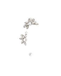 Oscar de la Renta | Metallic Swarovski Crystal Ear Cuff | Lyst