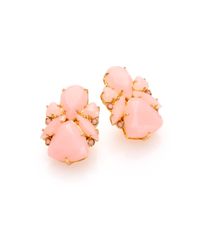 kate spade new york | Metallic Color Pop Statement Cluster Earrings | Lyst