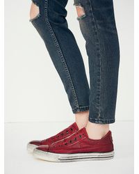 converse by john varvatos burnished canvas slip