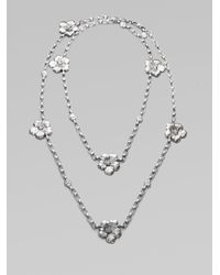 Buccellati | Metallic Blossom Sterling Silver Station Necklace | Lyst