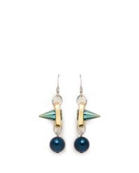 Joomi Lim | Blue 'spikes & Spheres' Earrings | Lyst