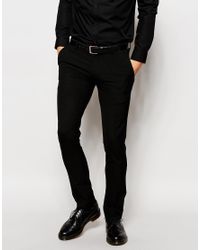 mens skinny smart pants