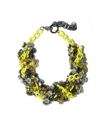 Fenton | Yellow Bondage Choker | Lyst