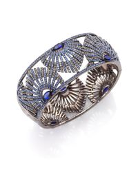 Adriana Orsini | Metallic Phoenix Crystal Bangle Bracelet | Lyst