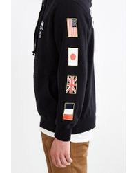stussy hoodie world tour flags