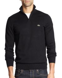 black lacoste sweater