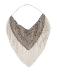Isabel Marant | Metallic Small Silver Skull Necklace | Lyst