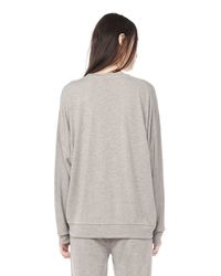 Alexander Wang Gray Lightweight French Terry Sweatshirt