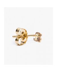 Catbird | Metallic Alphabet Stud - Single | Lyst