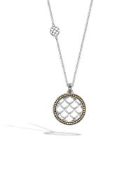 John Hardy | Metallic Legends Naga Round Drop Pendant | Lyst