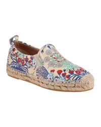 Marc By Marc Jacobs | White Floral print Washed leather Espadrilles | Lyst