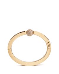 Chloé | Metallic 'darcey' Swarovski Bead Bangle | Lyst