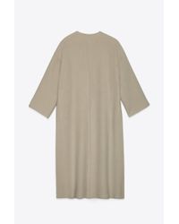 Helmut Lang | Natural Cashmere Coat | Lyst