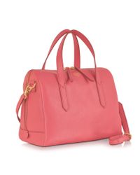 fossil pink satchel