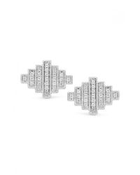 Dana Rebecca | Jeb Earrings in White Gold | Lyst