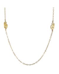 Lulu Frost | Metallic Code 18Kt Palm Necklace | Lyst