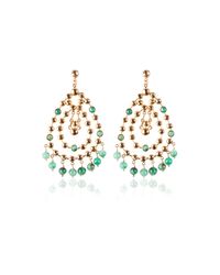 Paula Mendoza | Green Barcelona Emerald Earrings | Lyst