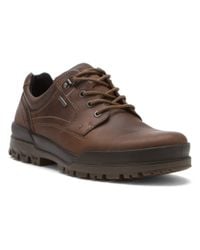 ecco men's track 6 gtx moc toe tie oxford