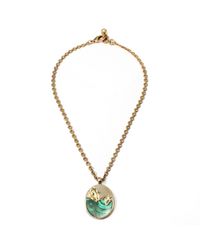 Lulu Frost - Metallic Pond Medallion Necklace - Lyst