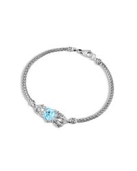 John Hardy | Blue Naga Heart Bracelet | Lyst