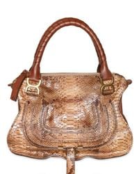 Chloé | Brown Marcie Leather Messenger Bag | Lyst