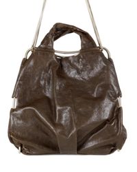 De Couture | Brown Gold Chain Calf Loose Shoulder Bag | Lyst