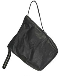 Rick Owens | Black Leather Shoulder Bag | Lyst