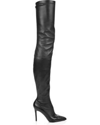 Christian Louboutin Lili 100 Thigh-high Boots in Black - Lyst