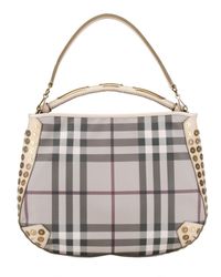 Burberry Prorsum | Natural Check Medium Shoulder Bag | Lyst