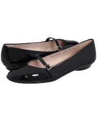Ferragamo | Black Audrey Mary Jane Patent Ballet Flats | Lyst