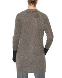 See By Chloé | Brown Bicolor Mohair Knit Sweater | Lyst