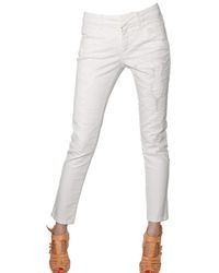 Tru Trussardi | White Crystal Lovers Limited Edition Jeans | Lyst
