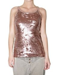 Jo No Fui | Metallic Sequin Tank Top | Lyst