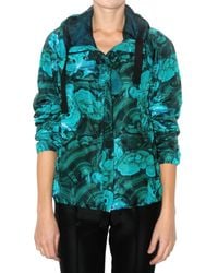 Moncler Gamme Rouge | Green Malachite Print Nylon Sport Jacket | Lyst